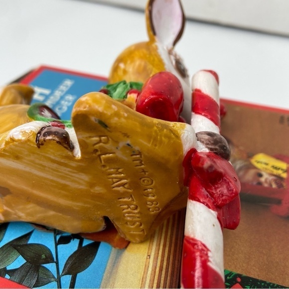 Kurt Adler Stocking Hanger Rudolph The Red-Nosed Reindeer 1983 Santas World - Picture 5 of 14